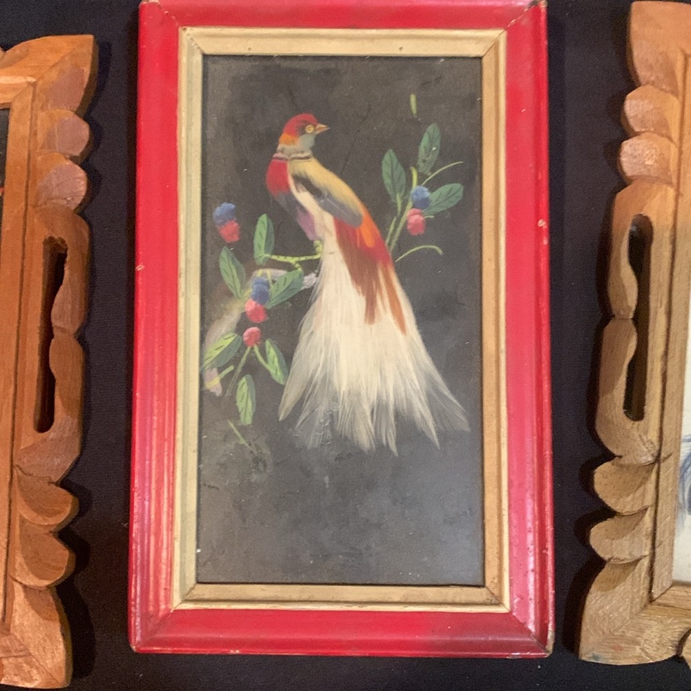 Vintage Mexican Feather Craft (3) - Picture 4 of 8